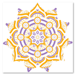 Ceramic round diamond-shaped pattern coaster